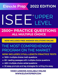 ISEE Upper Level: 2500+ Practice Questions