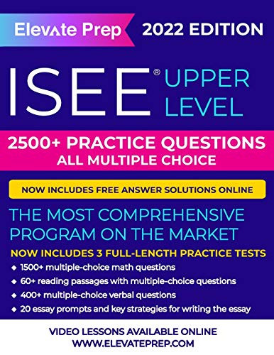 ISEE Upper Level: 2500+ Practice Questions