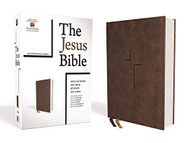 Jesus Bible NIV Edition Leathersoft Brown Thumb Indexed Comfort Print