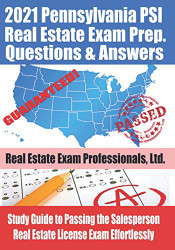 2021 Pennsylvania PSI Real Estate Exam Prep Questions and Answers