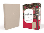 NKJV Woman's Study Bible Cloth over Board Cream Red Letter
