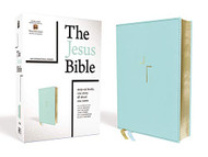 Jesus Bible NIV Edition Leathersoft Blue Thumb Indexed Comfort Print
