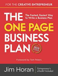 One Page Business Plan for the Creative Entrepreneur