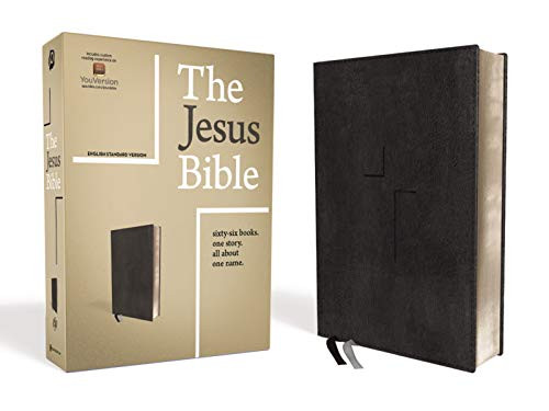 Jesus Bible ESV Edition Leathersoft Black