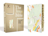 Jesus Bible Artist Edition ESV Leathersoft Multi-color/Teal Thumb Indexed