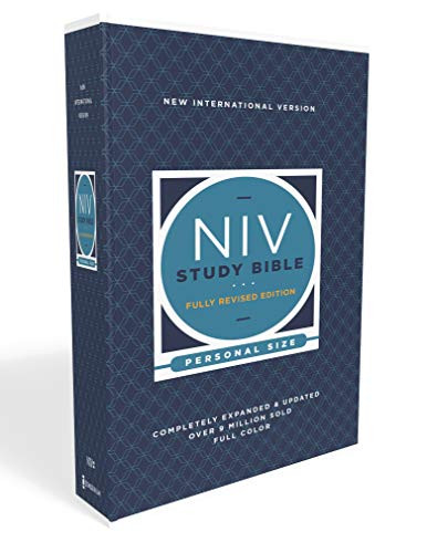 NIV Study Bible Fully Personal Size Red Letter Comfort Print