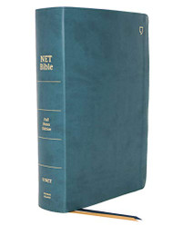 NET Bible Full-notes Edition Leathersoft Teal Comfort Print
