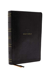 NRSV Catholic Bible Standard Large Print Leathersoft Black Comfort Print