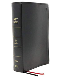 NET Bible Full-notes Edition Leathersoft Black Comfort Print