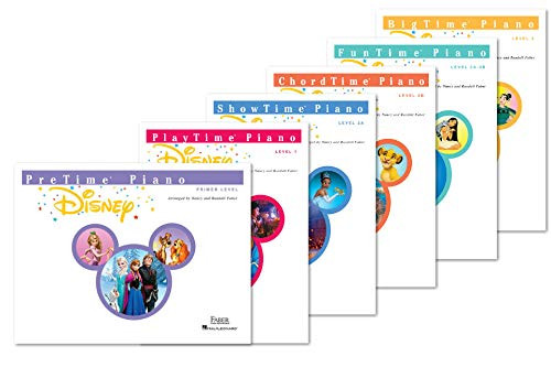 NEW Faber Piano Adventures Piano Disney Complete Books Set