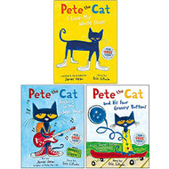 Pete the Cat Series 3 Books Collection Set By Eric Litwin