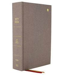 NET Bible Full-notes Edition Cloth over Board Gray Comfort Print