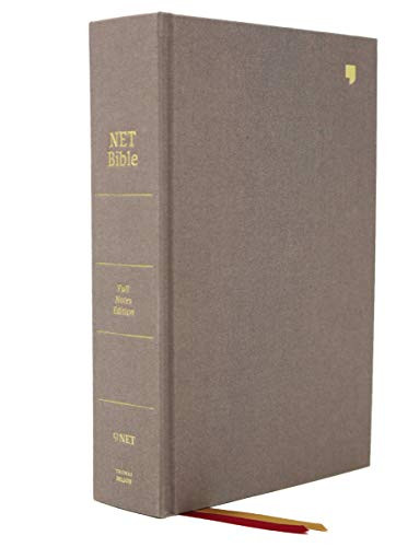 NET Bible Full-notes Edition Cloth over Board Gray Comfort Print