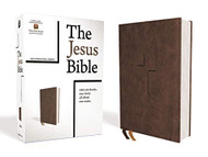 Jesus Bible NIV Edition Leathersoft Brown Comfort Print