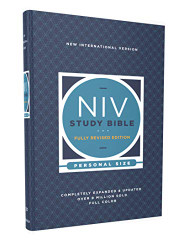 NIV Study Bible Fully Personal Size Red Letter Comfort Print