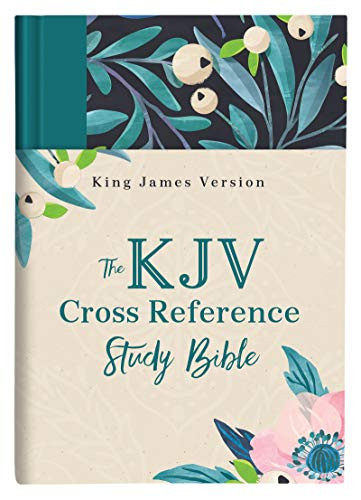 KJV Cross Reference Study Bible?Turquoise Floral