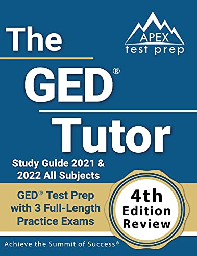 GED Tutor Study Guide 2021 and 2022 All Subjects