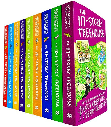 Treehouse Storey Books 1 - 9 Collection Set by Andy Griffiths and Terry Denton
