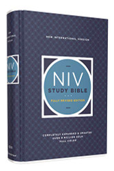 NIV Study Bible Fully Red Letter Comfort Print