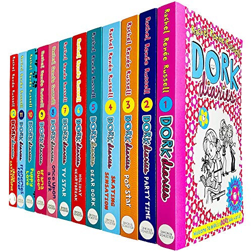 Dork Diaries By Rachel Renee Russell 12 Books Collection Set