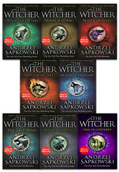 Andrzej Sapkowski Witcher Series Collection 8 Books Set