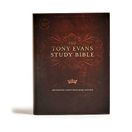 CSB Tony Evans Study Bible Black Letter Study Notes and