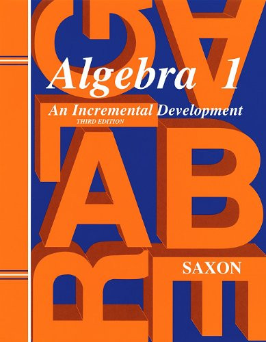 Saxon Algebra 1: Solutions Manual 1998
