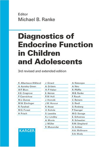 Diagnostics of Endocrine Function In Children and Adolescents