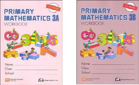 Primary Mathematics Grade 3 WORKBOOK SET-3A and 3B