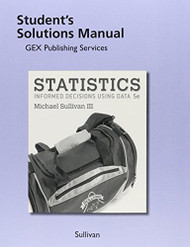 Student Solutions Manual for Statistics