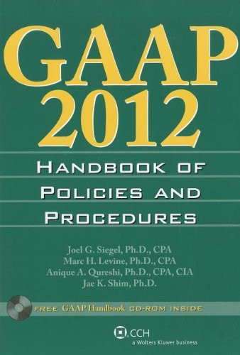 GAAP Handbook of Policies and Procedures