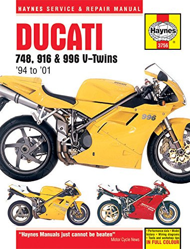 Ducati 748 916 and 996 V-Twins '94 to '01