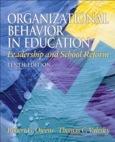 Organizational Behavior In Education