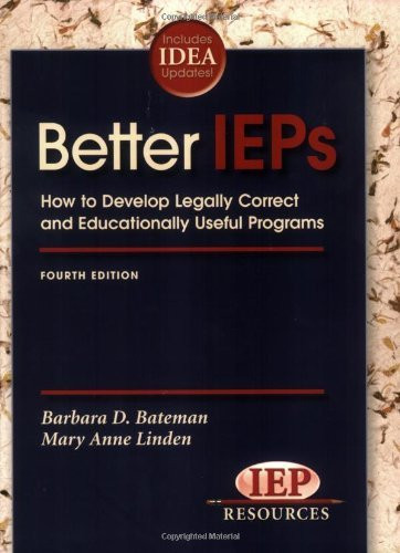 Better Ieps How To Develop Legally Correct And Educationally Useful Programs