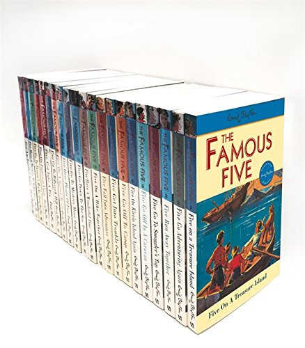 Enid Blyton Famous Five Series 21 Books Box Collection Pack Set
