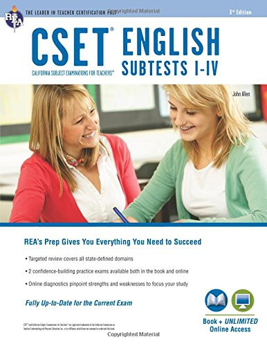 CSET English Subtests I-IV Book