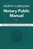 North Carolina Notary Public Manual