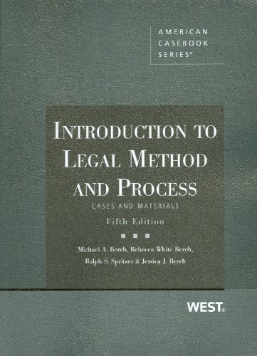 Introduction to Legal Method and Process