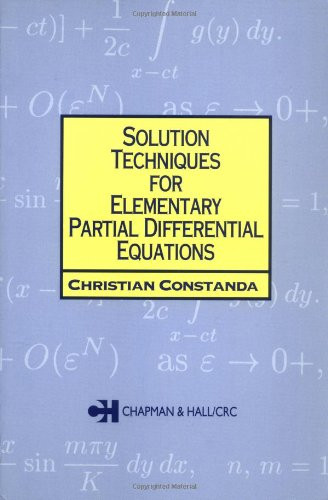 Solution Techniques for Elementary Partial Differential Equations