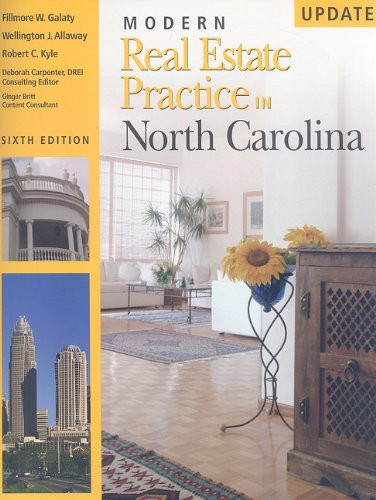 Dearborn Modern Real Estate Practice in North Carolina - Real Estate Guide on Law Regulations and More in the State of North Carolina