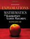 Explorations For Bassarear's Mathematics For Elementary School Teachers