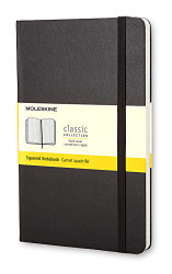 Moleskine Classic Notebook Large Squared Black Hard Cover