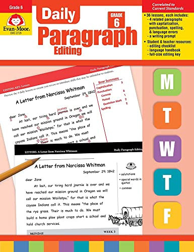 Daily Paragraph Editing Grade 6