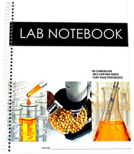 Lab Notebook 100 Carbonless Pages Spiral Bound