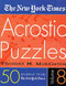 New York Times Acrostic Puzzles Volume 8