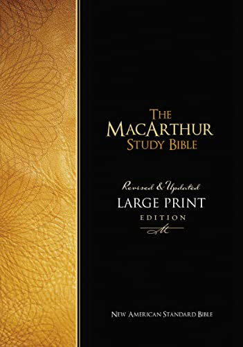 NASB MacArthur Study Bible Large Print Indexed