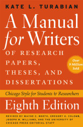 Manual for Writers of Research Papers Theses and Dissertations