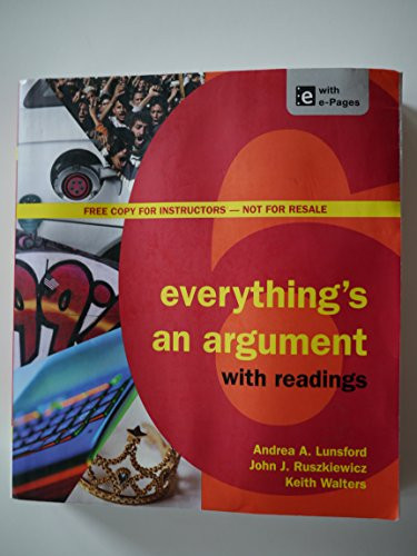 Everything's An Argument with Readings