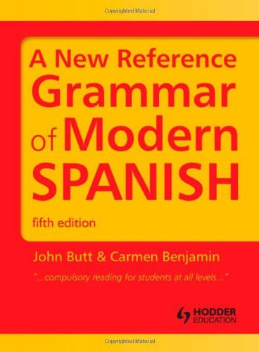 New Reference Grammar Of Modern Spanish