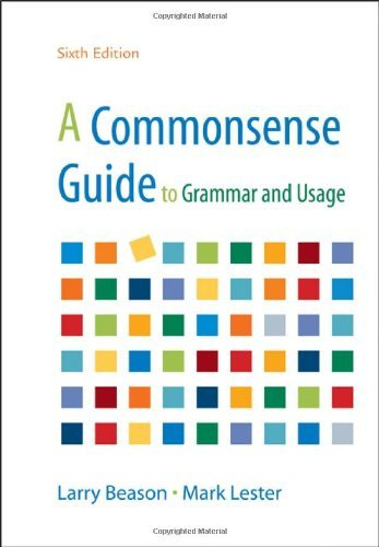 Commonsense Guide To Grammar And Usage